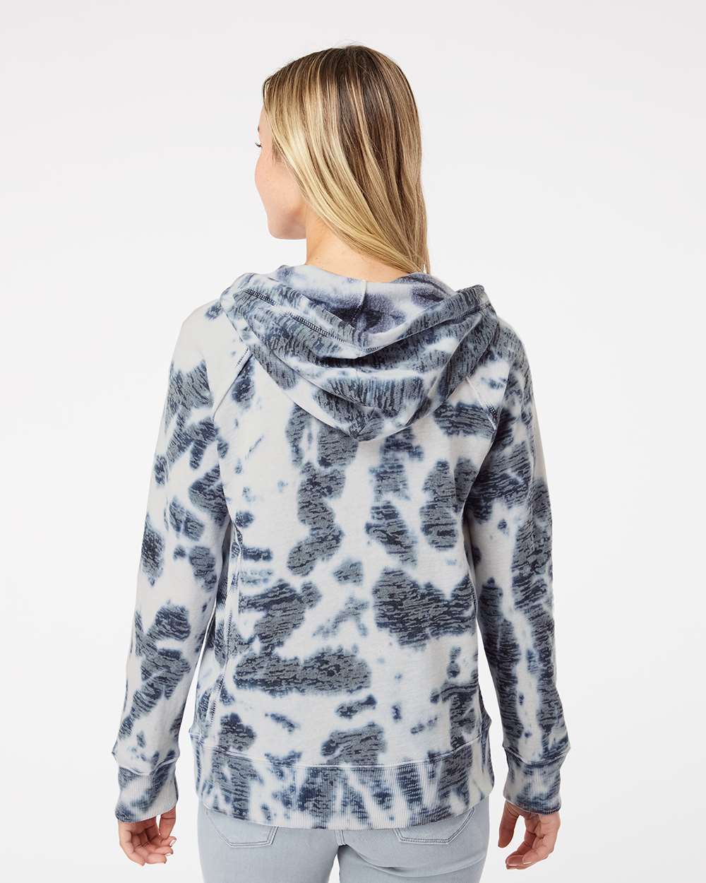WomenÃ‚â€™s Courtney Burnout V-Notch Hooded Sweatshirt
