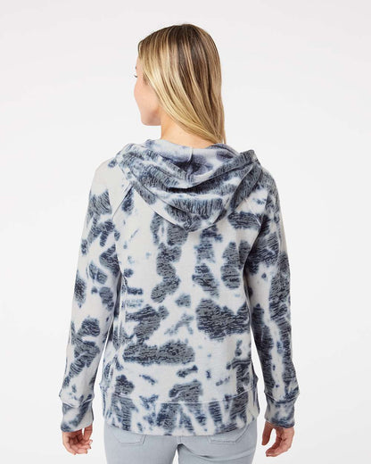 WomenÃ‚â€™s Courtney Burnout V-Notch Hooded Sweatshirt