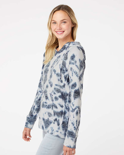 WomenÃ‚â€™s Courtney Burnout V-Notch Hooded Sweatshirt