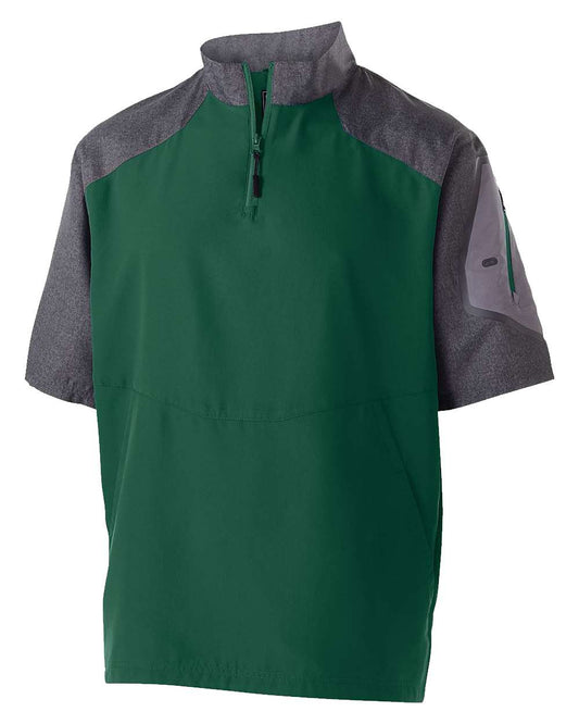 Holloway Men's Standard Raider Short Sleeve Pullover, Forest Green, XX-Large