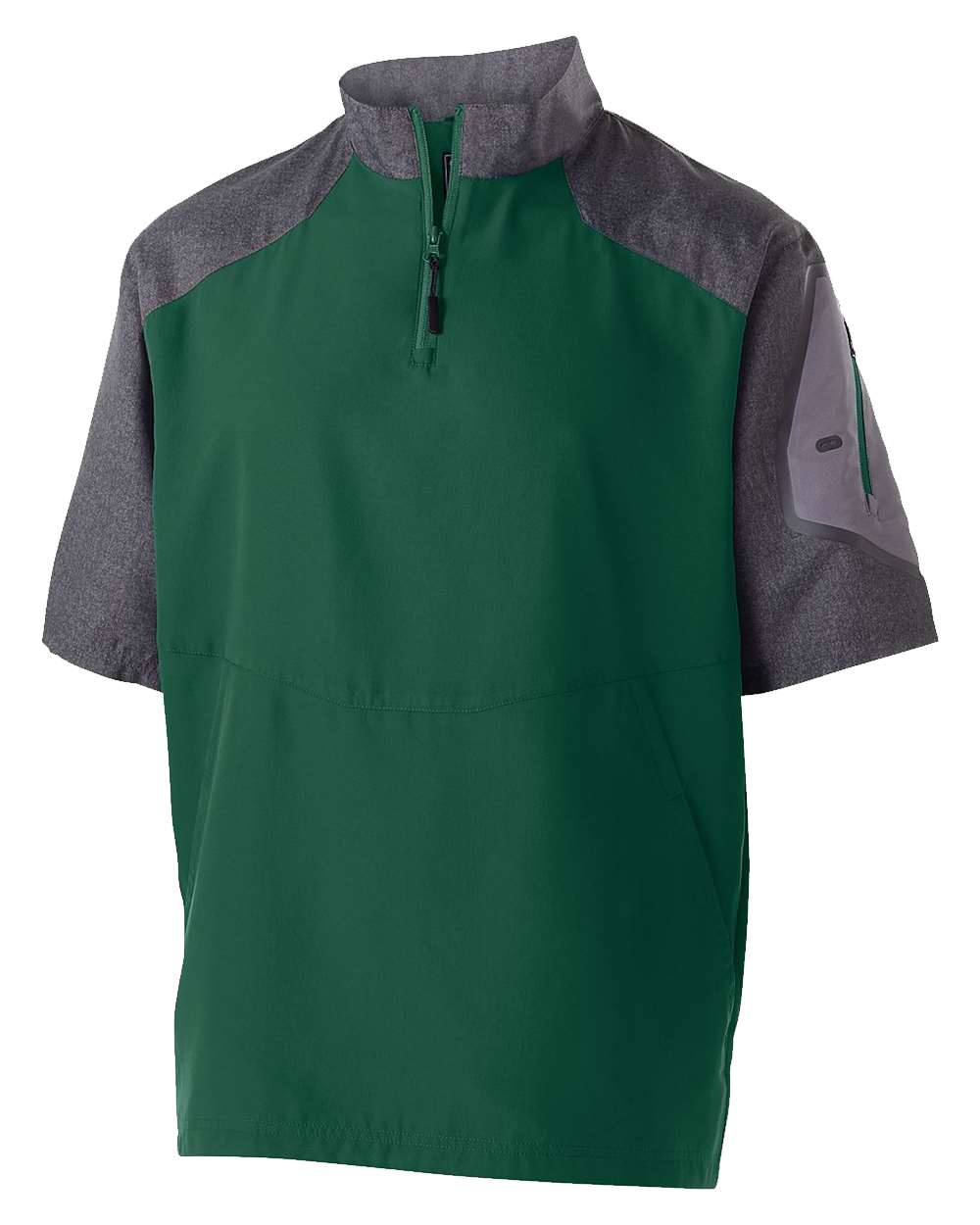 Holloway Men's Standard Raider Short Sleeve Pullover, Forest Green, 3X-Large