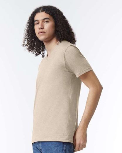 Unisex CVC V-Neck Tee