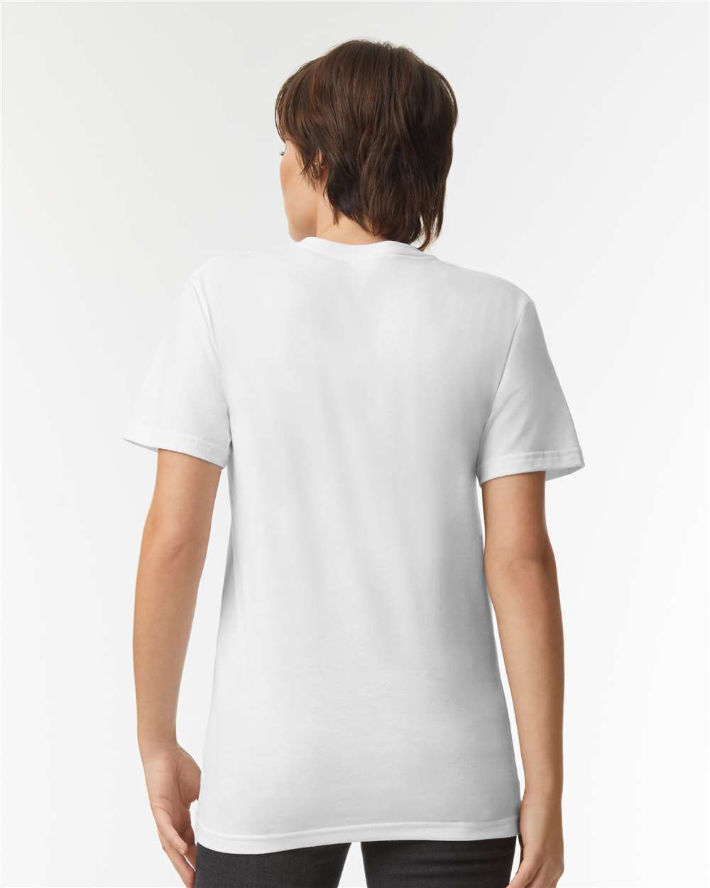 Unisex CVC V-Neck Tee
