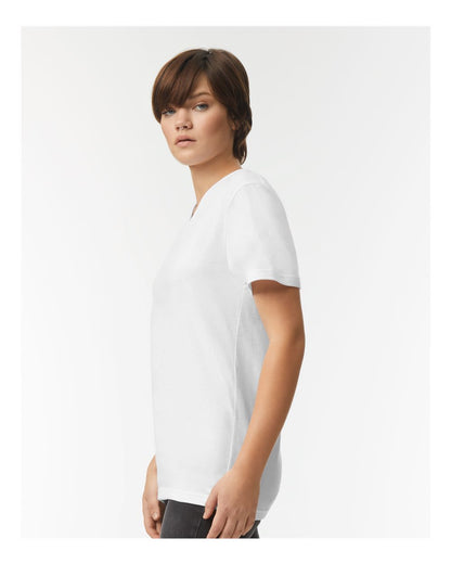 Unisex CVC V-Neck Tee