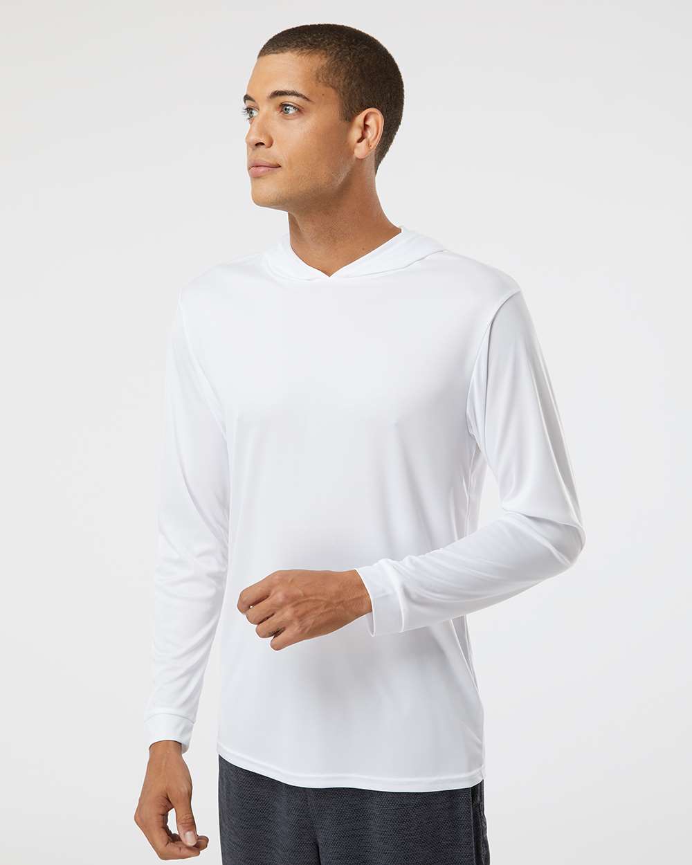 Unisex Bahama Performance Hooded Long Sleeve T-Shirt