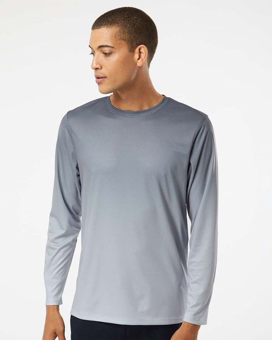 Unisex Barbados Performance Pin Dot Long Sleeve T-Shirt