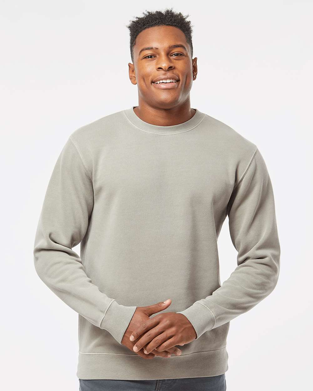 Independent Trading Co. Midweight Pigment-Dyed Crewneck Sweatshirt
