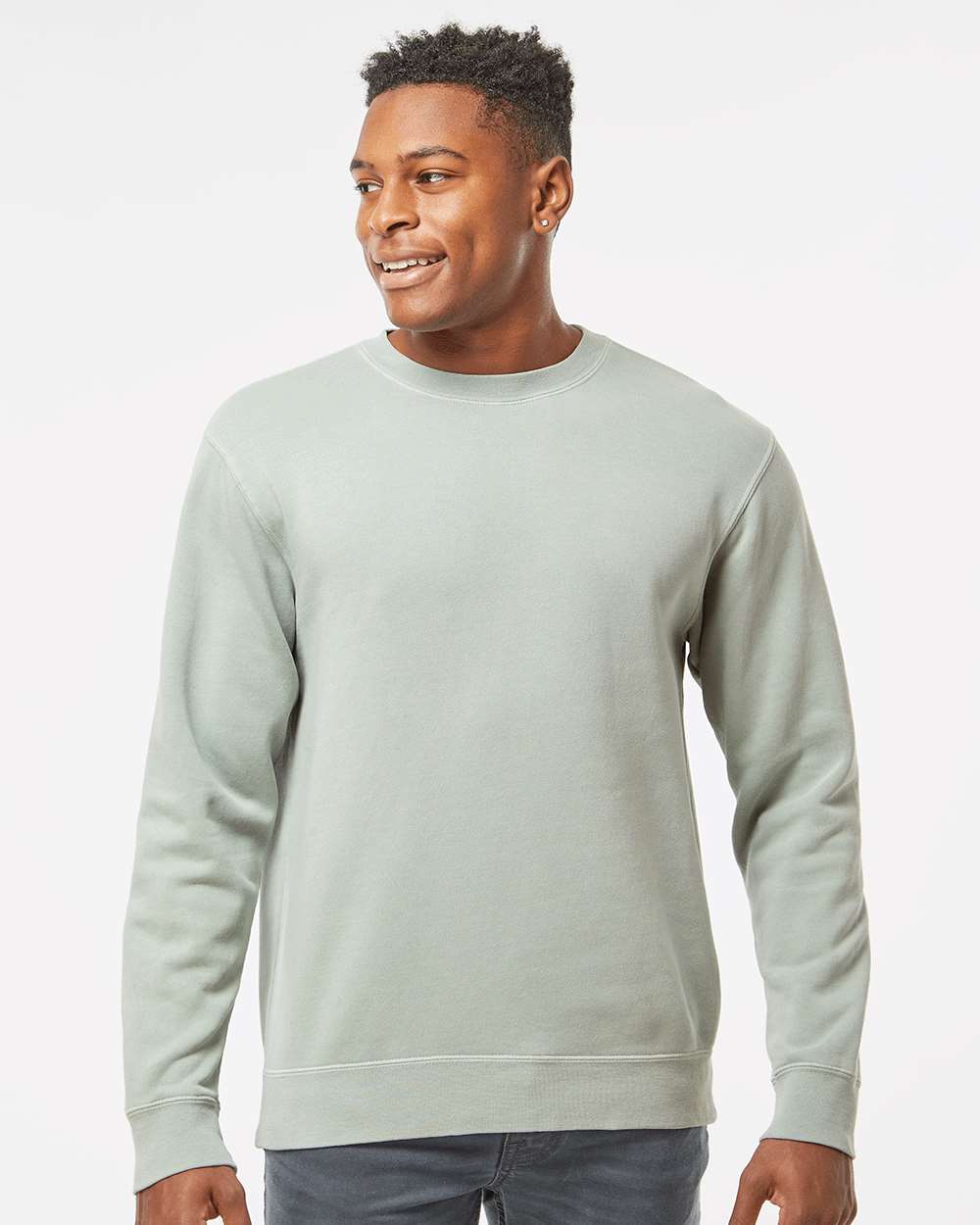 Independent Trading Co. Midweight Pigment-Dyed Crewneck Sweatshirt