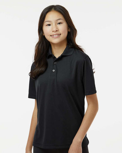 Youth Saratoga Performance Mini Mesh Polo