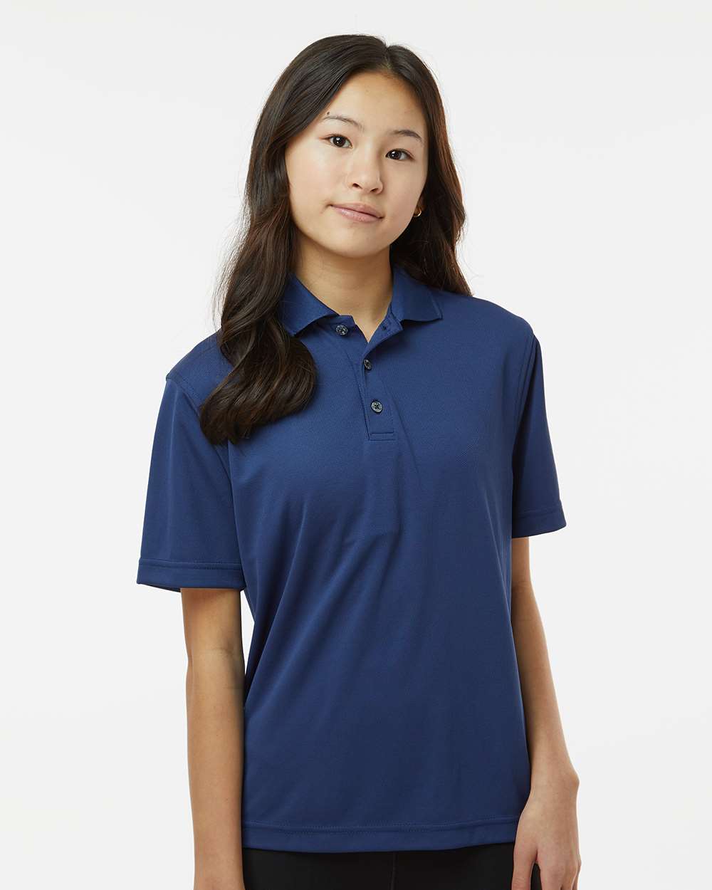 Youth Saratoga Performance Mini Mesh Polo