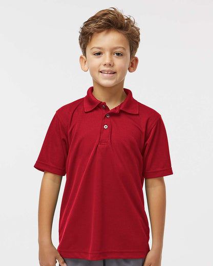 Youth Saratoga Performance Mini Mesh Polo