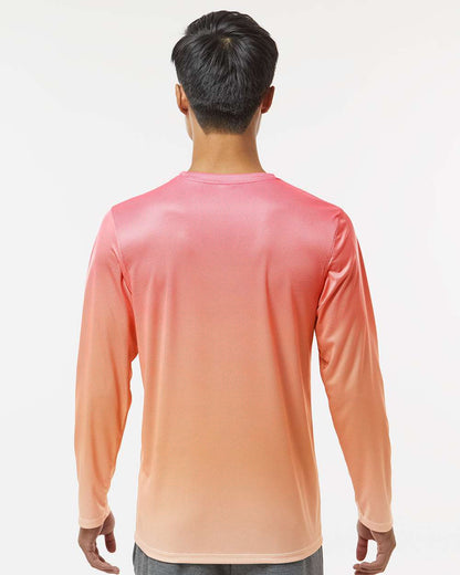 Unisex Barbados Performance Pin Dot Long Sleeve T-Shirt